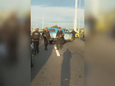 Avenida Maricá também foi usada como rota de assaltantes