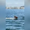 Ela estava desaparecida desde a noite de quarta-feira (10) após ser levada pela correnteza na Praia do Leme na Zona Sul do Rio