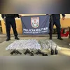 Cartaz do Disque Denúncia pedindo informação de quem matou o policial do Core