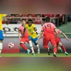O jogador de 23 anos fez sua estreia com a camisa da Seleção principal sob o comando de Carlo Ancelotti