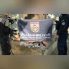 Acidente envolveu moto, carro e caminhão na Alameda, após a descida da Caixa D’Água