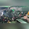 Imagem ilustrativa da imagem Desabamento de arquibancada em show deixa 60 feridos