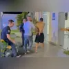Material apreendido com o adolesente