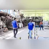 Os bombeiros levaram a vítima para o Hospital Estadual Alberto Torres