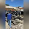 Acidente aconteceu em área sinalizada pelos bombeiros