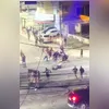 Viaturas da PM estão posicionadas em pontos estratégicos