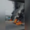 Imagem ilustrativa da imagem Protesto fecha Niterói-Manilha nos dois sentidos; vídeo