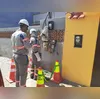 O homem estava com tablets, celulares e outros objetos dentro do carro na garagem dos Correios