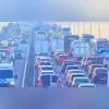 Imagem ilustrativa da imagem Trânsito pesado nos acessos à Ponte Rio-Niterói