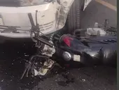 Acidente entre carro e moto deixa um ferido em São Gonçalo