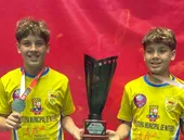 Gêmeos de Niterói são campeões sul-americanos de badminton