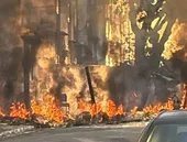 Guerra no Rio: Avenida Brasil fechada