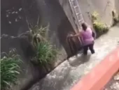 Pedestre cai dentro canal da Alameda, em Niterói