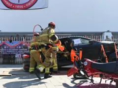 Heróis da vida real: bombeiros fazem evento de prevenção em SG