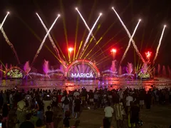 Público em festa na primeira noite do Natal Brasilidade em Maricá