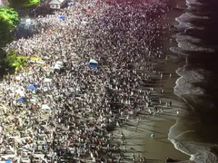 Réveillon de Niterói faz história com quase 1 milhão de pessoas