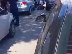 Tiros e morte em arrastão no Rio