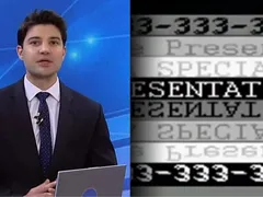 Transmissão da Record News é invadida por mensagens estranhas; vídeo