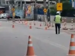 Vazamento de gás provoca fechamento de escola e interdição de via