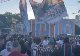 Torcedores loucos da cabeça em SG com o gol do Fluminense; vídeo