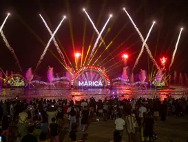 Público em festa na primeira noite do Natal Brasilidade em Maricá