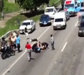 Acidente interdita pista da BR-101 em São Gonçalo