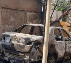 Após tentar matar a mãe, mulher incendeia casa da tia em Niterói