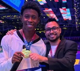 Atleta de Itaboraí é campeão mundial de Taekwondo na China