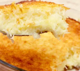 Cocada cremosa de forno para celebrar Cosme e Damião