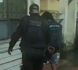 Criminoso é preso após arrancar portão de casa em Niterói