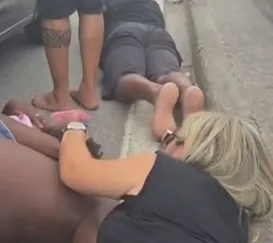 Domingo de caos e tiros na Avenida Brasil