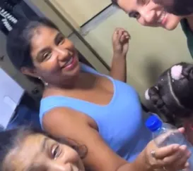 Família de Niterói vira o ano presa em elevador de prédio; vídeo