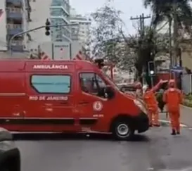 Fogo atinge apartamento na Zona Sul de Niterói