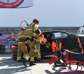 Heróis da vida real: bombeiros fazem evento de prevenção em SG
