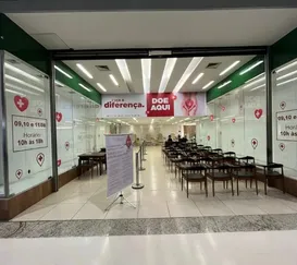 Hospital em SG monta posto de coleta de sangue em shopping; veja como doar