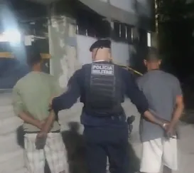 Ladrões perseguidos e presos após invadirem casas em Niterói