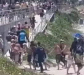 Mais de dez detidos com drogas em praia de Cabo Frio; vídeo