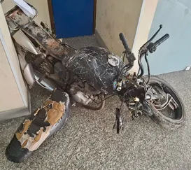 Moto usada durante perseguição em São Gonçalo era adulterada