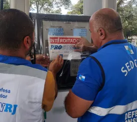 Posto é interditado no Rio por irregularidades