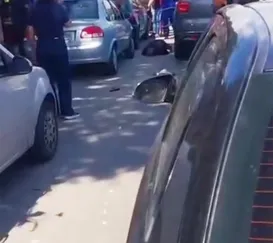 Tiros e morte em arrastão no Rio