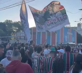Torcedores loucos da cabeça em SG com o gol do Fluminense; vídeo