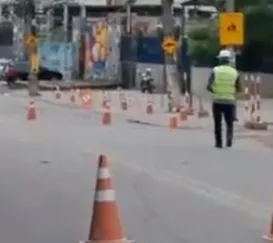 Vazamento de gás provoca fechamento de escola e interdição de via