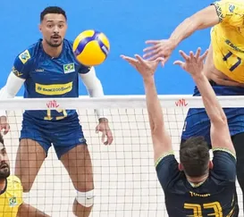 Vôlei: Brasil vence a Ucrânia de virada por 3 sets a 2