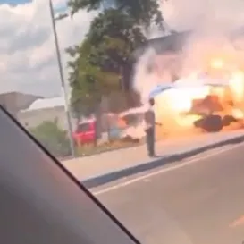 Vídeo: barraca com fogos de artifícios explode na Baixada