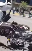 Imagem ilustrativa da imagem Acidente deixa um ferido na Praia de Icaraí, em Niterói; vídeo