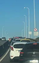 Imagem ilustrativa da imagem Acidente na Ponte deixa um ferido e complica trânsito em Niterói