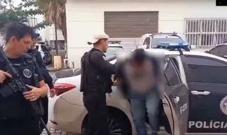 Imagem ilustrativa da imagem Acusado de homicídio e estupro é preso em Maricá; vídeo