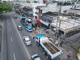 Imagem ilustrativa da imagem Barricada Zero: veja quantas toneladas já foram tiradas em comunidades