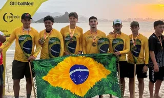 Imagem ilustrativa da imagem Brasil conquista ouro no Mundial de VA'A em Niterói