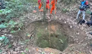 Imagem ilustrativa da imagem Cemitério do tráfico: poço de 30 metros era usado para jogar corpos; vídeo